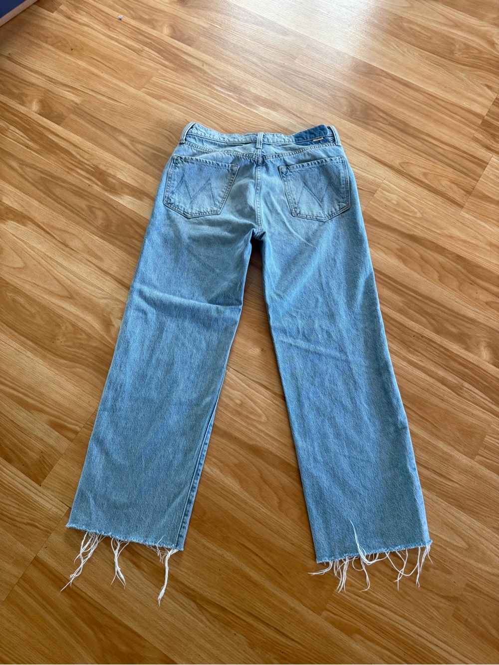 MOTHER SUPERIOR The Rambler Zip Ankle Fray Jeans in I’m with the Band - Sz 28 - Picture 9 of 11